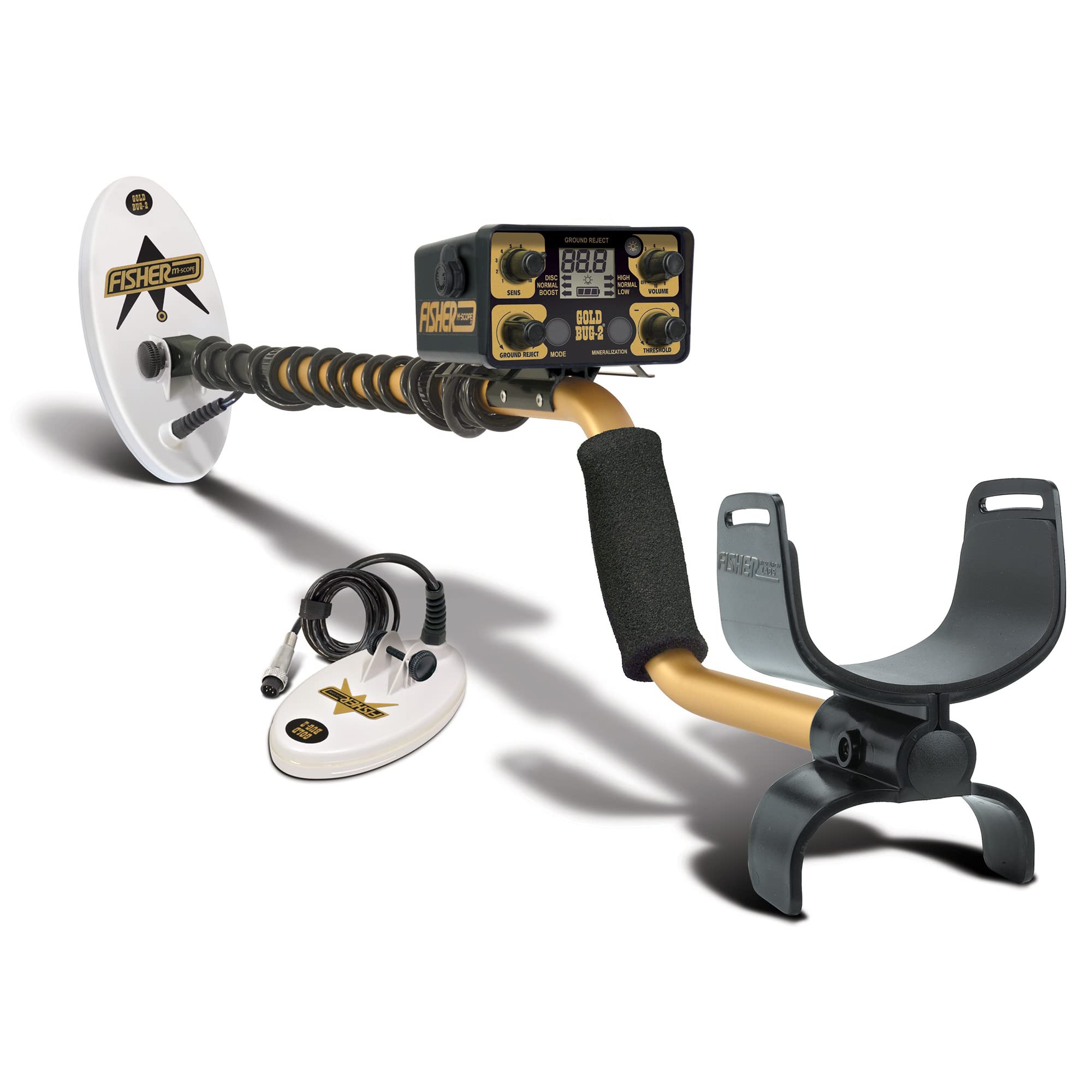 Amazon.com : Fisher Gold Bug 2 Metal Detector with Coil Combo